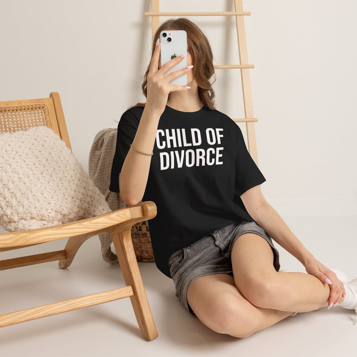 Child of Divorce Tee — Bold Statement Graphic T-Shirt