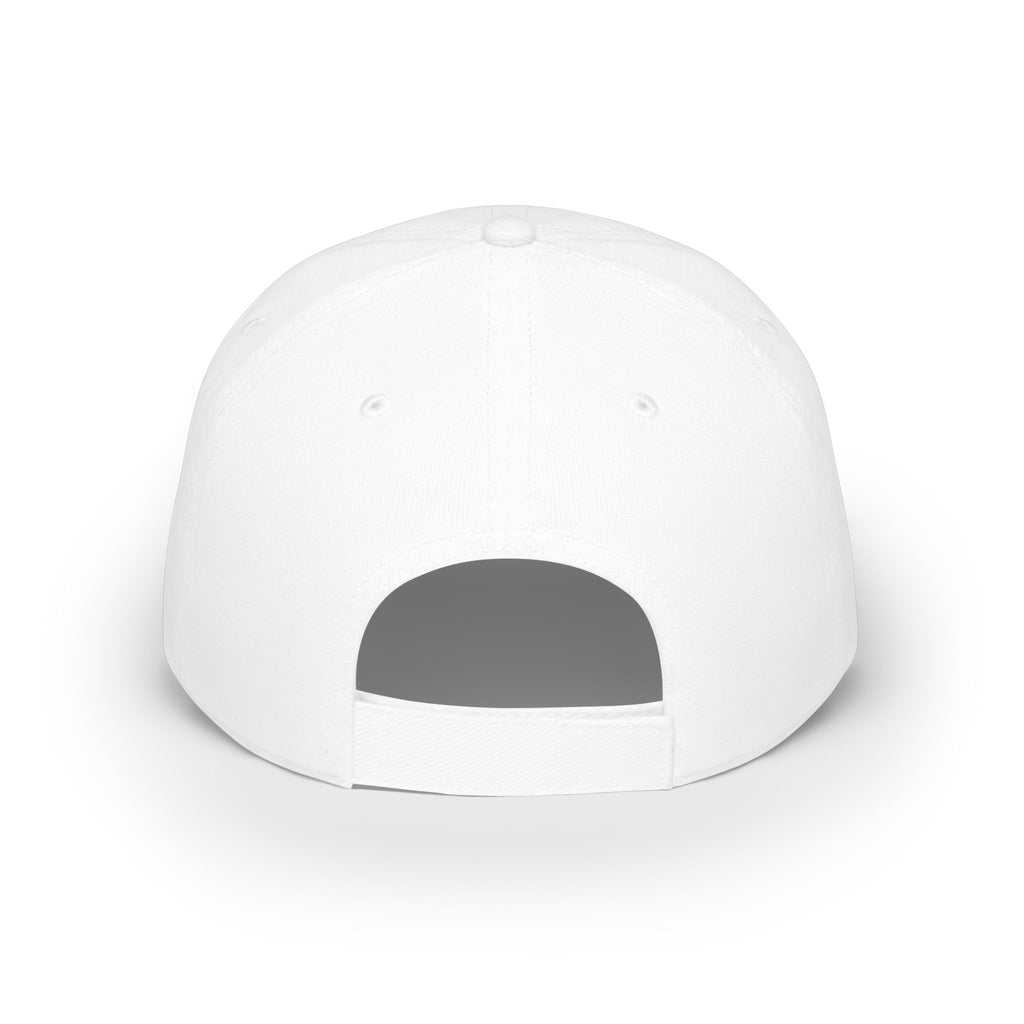 Child of Divorce Baseball Cap — Red Low-Profile Hat with Bold Text