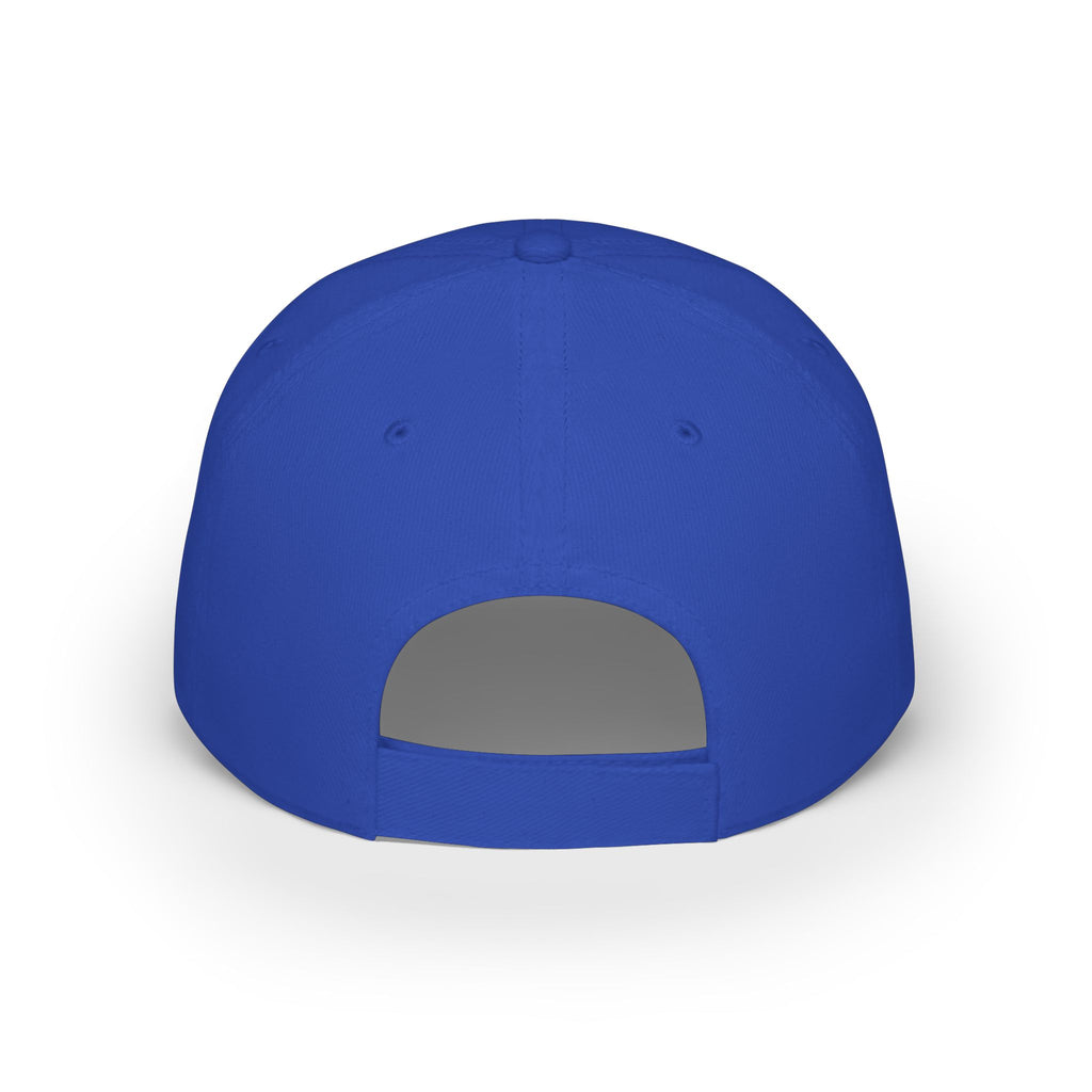 Child of Divorce Baseball Cap — Red Low-Profile Hat with Bold Text