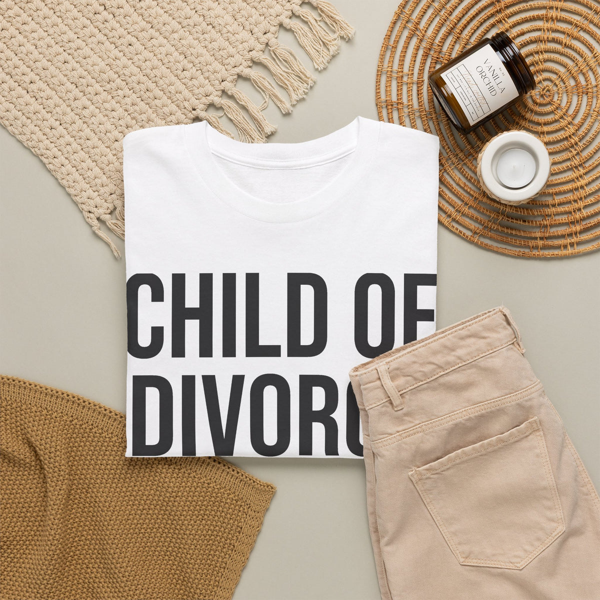 Child of Divorce Tee — Bold Statement Graphic T-Shirt