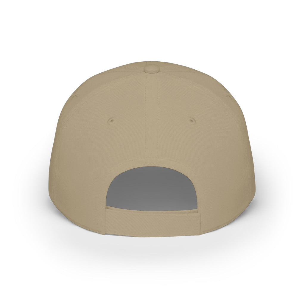 Child of Divorce Baseball Cap — Red Low-Profile Hat with Bold Text