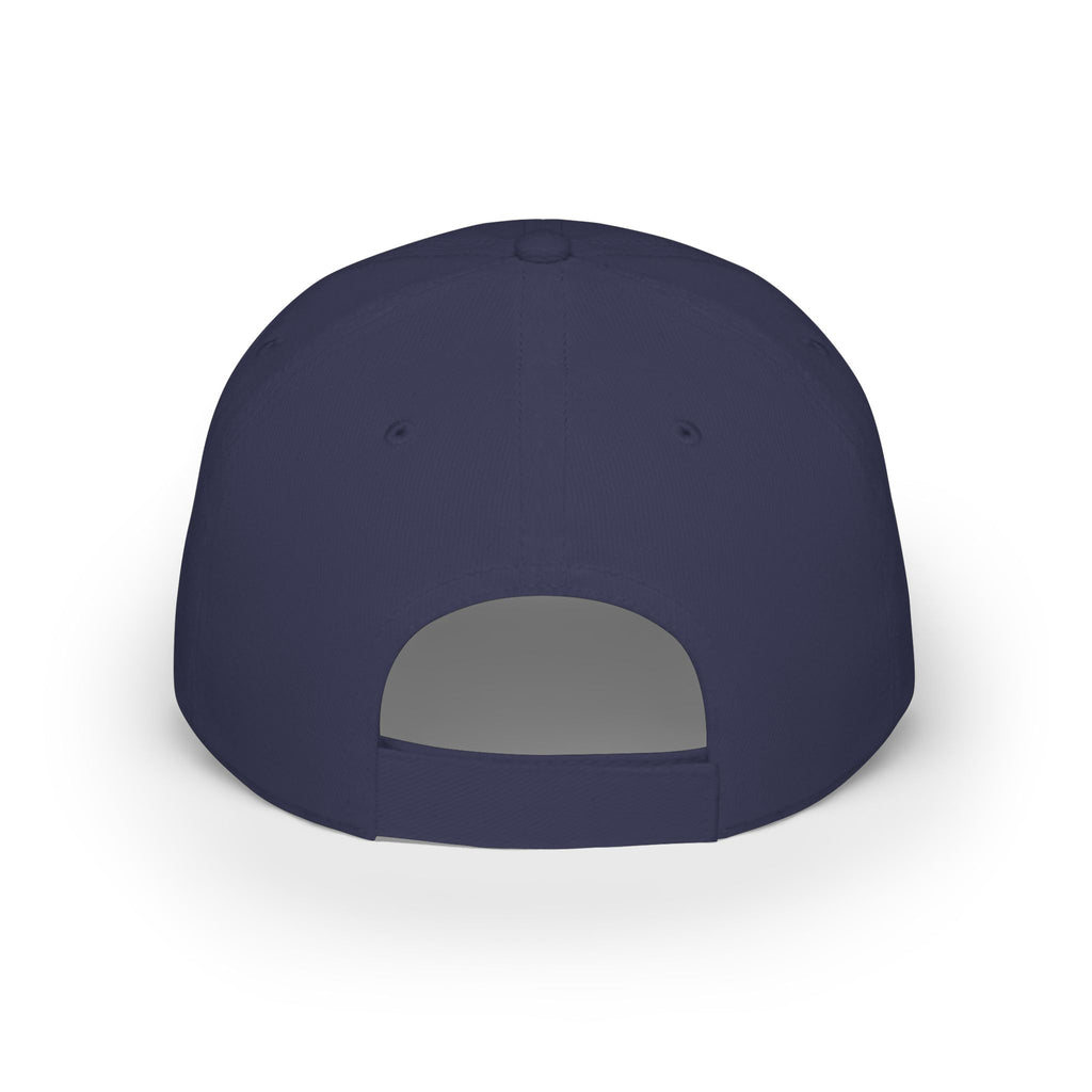 Child of Divorce Baseball Cap — Red Low-Profile Hat with Bold Text