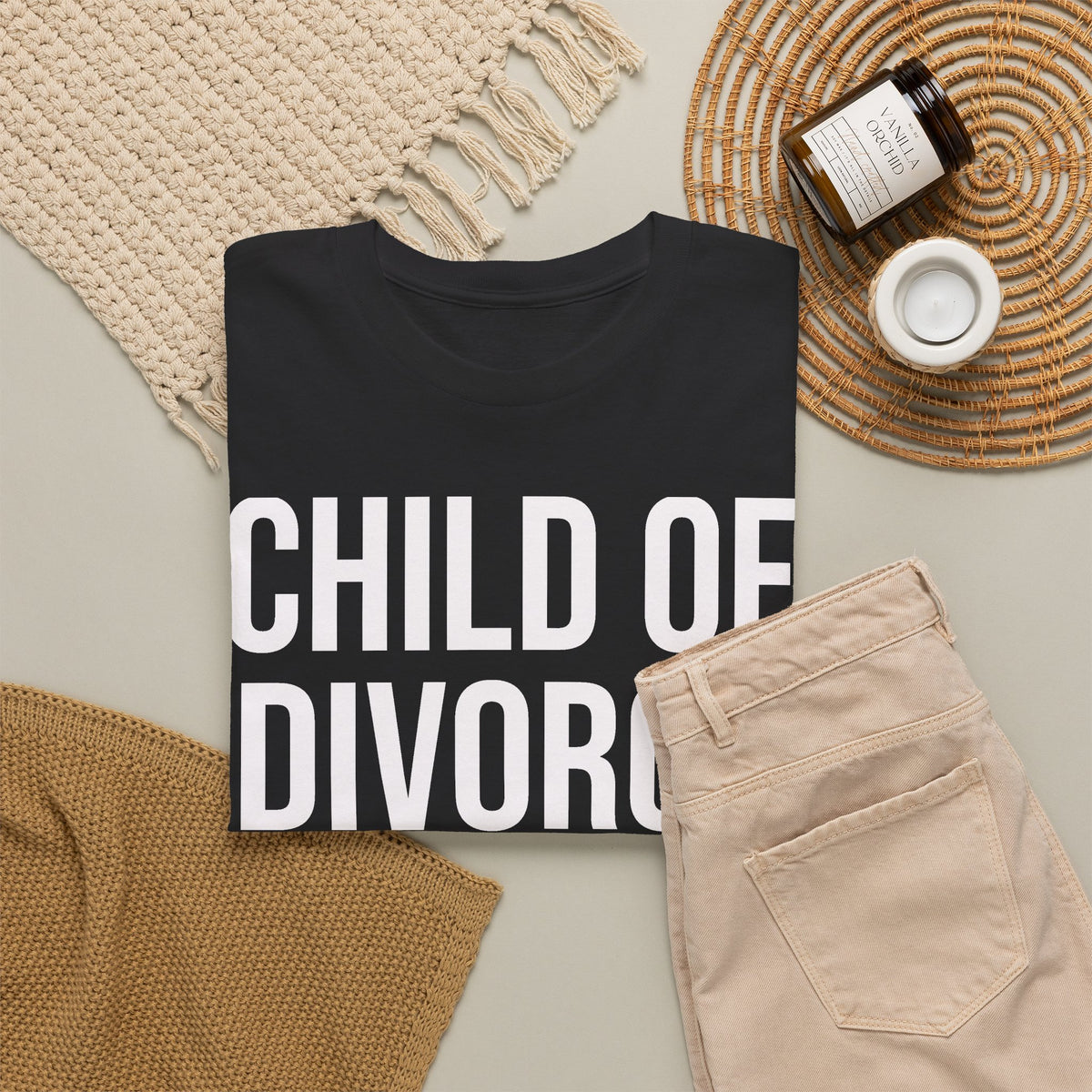 Child of Divorce Tee — Bold Statement Graphic T-Shirt
