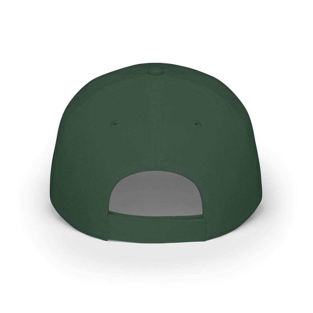 Child of Divorce Baseball Cap — Red Low-Profile Hat with Bold Text